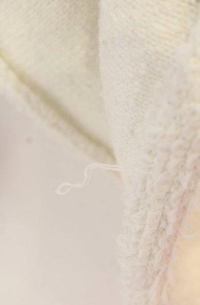 画像6: NO ID. BLACK / Cニットループバイカラープルオーバー 1 ホワイトｘブラックｘレッド O-25-12-27-004-NO-to-YM-OS (6)