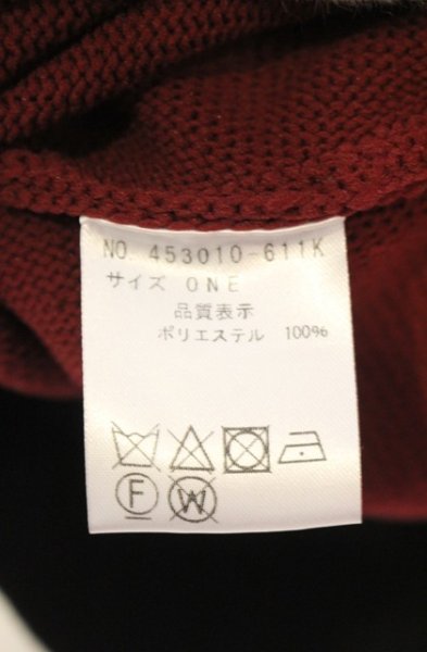 画像5: NO ID. BLACK / レイヤードドルマンスリーブニットプルオーバー ONE ブラックｘワインｘブラウン O-25-12-27-010-NO-to-YM-OS (5)