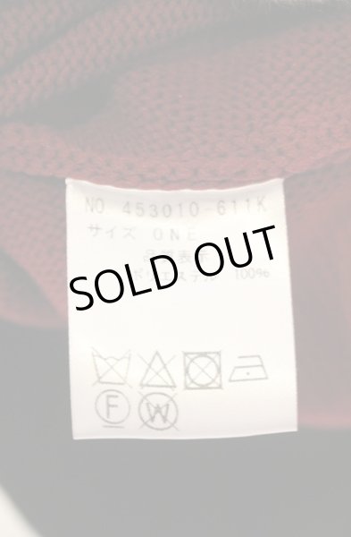 画像5: NO ID. BLACK / レイヤードドルマンスリーブニットプルオーバー ONE ブラックｘワインｘブラウン O-25-12-27-010-NO-to-YM-OS (5)