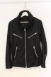 画像1: CIVARIZE / 宇宙襟コーティングストレッチジャケット 44 ブラック O-25-12-27-011-CI-ja-YM-OS (1)