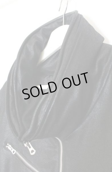 画像2: CIVARIZE / 宇宙襟コーティングストレッチジャケット 44 ブラック O-25-12-27-011-CI-ja-YM-OS (2)