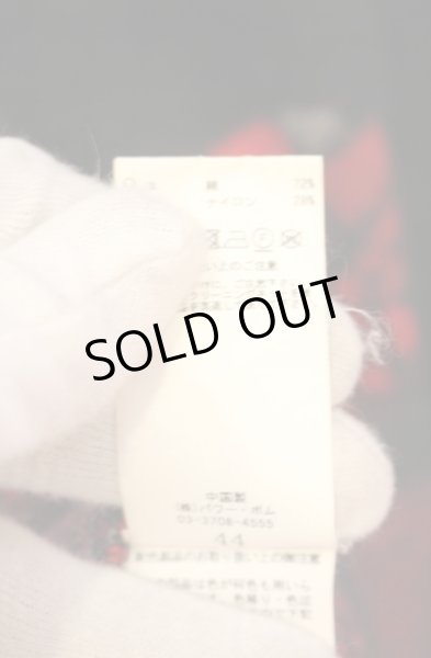 画像3: CIVARIZE / ローズジャガードモヘアニットソー 44 ブラックｘレッド O-25-12-27-012-CI-to-YM-OS (3)