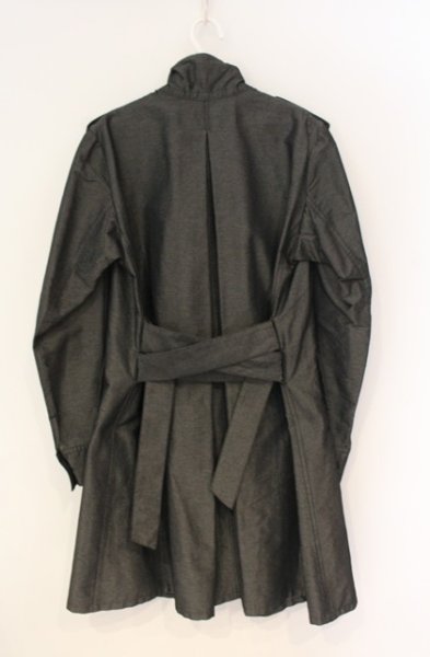 画像3: kiryuyrik / コーティングツイルミリタリーコート  グレー O-25-12-27-013-ki-ja-YM-OS (3)