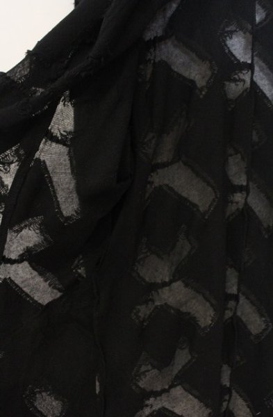 画像3: kiryuyrik / Cut JQD Jersey KIMONO Sleeve カーディガン S ブラック O-25-12-27-014-ki-to-YM-OS (3)