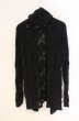 画像4: kiryuyrik / Cut JQD Jersey KIMONO Sleeve カーディガン S ブラック O-25-12-27-014-ki-to-YM-OS (4)