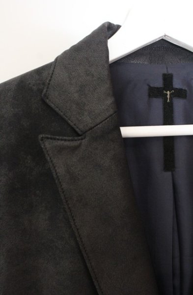 画像2: LGB / JK-1 コーティングストレッチテーラードジャケット【メンズ1】 1 ブラック O-25-12-27-015-LG-ja-YM-OS (2)