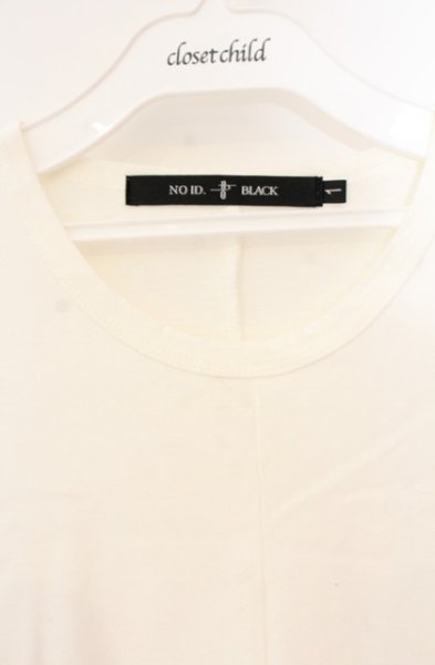 画像2: NO ID. BLACK / アシンメトリーロングカットソー 1 ホワイト O-25-12-27-019-NO-to-YM-OS (2)