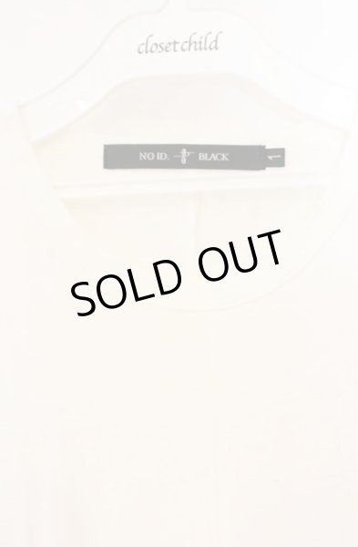 画像2: NO ID. BLACK / アシンメトリーロングカットソー 1 ホワイト O-25-12-27-019-NO-to-YM-ZT141 (2)