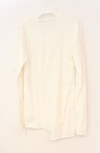 画像3: NO ID. BLACK / アシンメトリーロングカットソー 1 ホワイト O-25-12-27-019-NO-to-YM-OS (3)