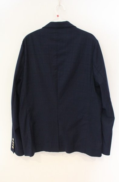 画像4: NO ID. / ダブルブレストボクシー2B ジャケット 1 ネイビー O-25-12-27-020-NO-ja-YM-OS (4)