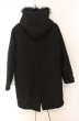 画像3: NO ID. / ウールモッズコート 2 ブラック O-26-01-03-025-NO-ou-YM-ZT0104U (3)