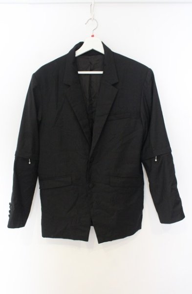 画像1: NO ID. BLACK / セパレートZIP 2Bジャケット 1 ブラック O-26-01-03-028-NO-ja-YM-ZT0104U (1)