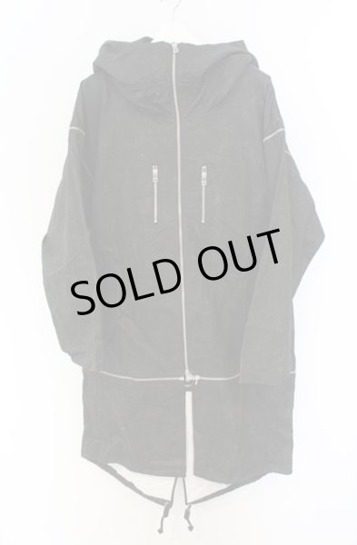 画像1: NO ID. BLACK / マルチウェイBIGフードモッズコート ONE ブラック O-26-01-03-004-NO-ja-YM-ZT0104S (1)