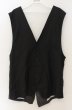 画像1: NO ID. BLACK / 2WAYベスト 2 ブラックｘグレー O-26-01-03-035-NO-to-YM-ZT0104U (1)