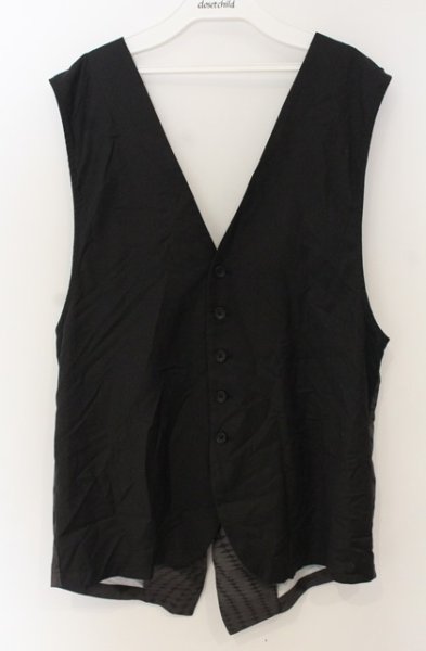 画像1: NO ID. BLACK / 2WAYベスト 2 ブラックｘグレー O-26-01-03-035-NO-to-YM-ZT0104U (1)