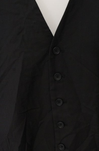 画像2: NO ID. BLACK / 2WAYベスト 2 ブラックｘグレー O-26-01-03-035-NO-to-YM-ZT0104U (2)