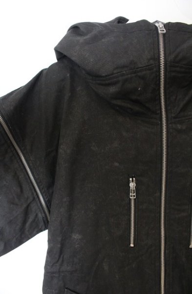 画像2: NO ID. BLACK / マルチウェイBIGフードモッズコート ONE ブラック O-26-01-03-004-NO-ja-YM-ZT0104S (2)