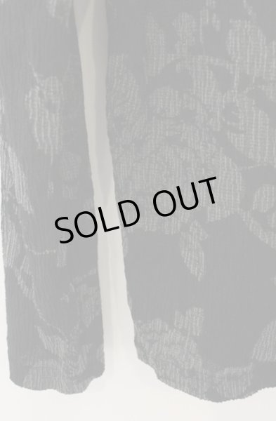 画像4: TORNADO MART / 楊柳花柄抜染プリント長袖カットソー M ブラック O-26-01-03-036-TO-to-YM-ZT238 (4)