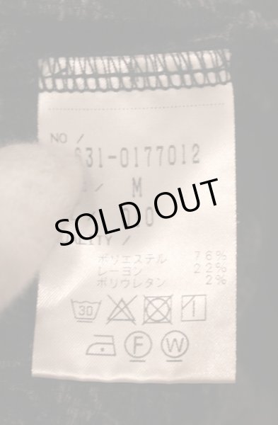 画像5: TORNADO MART / 楊柳花柄抜染プリント長袖カットソー M ブラック O-26-01-03-036-TO-to-YM-ZT238 (5)