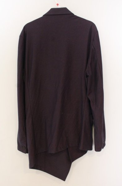 画像3: TORNADO MART / アシメドレープジャケット L ボルドー O-26-01-03-038-TO-ja-YM-ZT0104U (3)