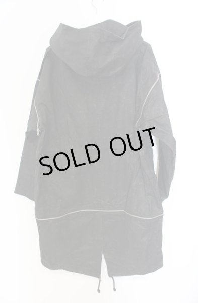 画像3: NO ID. BLACK / マルチウェイBIGフードモッズコート ONE ブラック O-26-01-03-004-NO-ja-YM-ZT0104S (3)