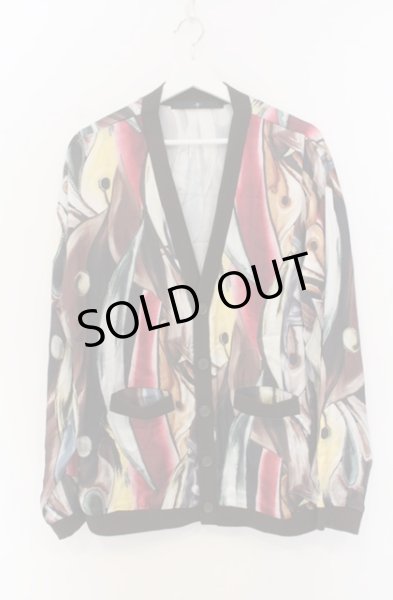 画像1: NO ID. / 総柄V/N カーディガン ONE マルチ O-26-01-03-039-NO-to-YM-ZT253 (1)