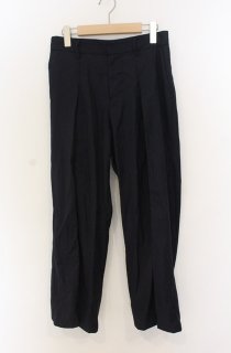 NO ID. BLACK / ギャザーバギートラウザーズパンツ 1 ブラック O-24-05