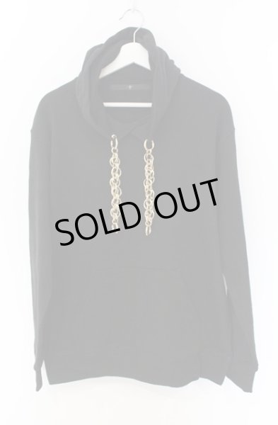 画像1: NO ID. / チェーンパーカー ONE ブラック O-26-01-03-005-NO-to-YM-OS (1)