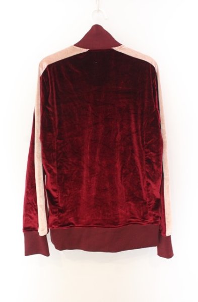 画像3: NO ID. / ベロアトラックジャージジャケット 2 ボルドー O-26-01-03-007-NO-ja-YM-ZT0104S (3)