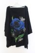 画像1: CIVARIZE / ローズプリントオーバーサイズカットソー 46 ブラック O-26-01-03-012-CI-to-YM-ZT0104S (1)