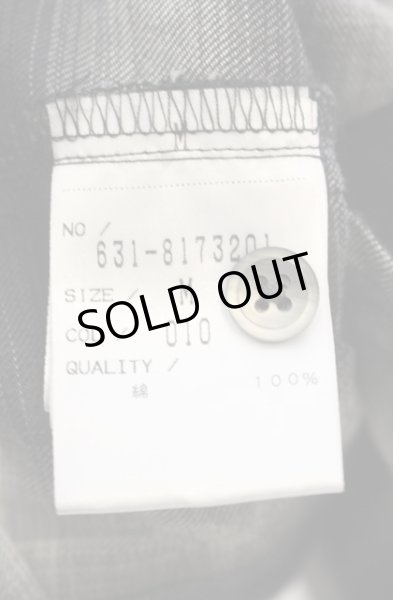 画像4: TORNADO MART / ローズプリントチェックロングシャツ M ブラック O-26-01-03-014-TO-sh-YM-ZT058 (4)