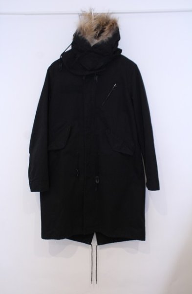 画像1: HARE / M-65コート L ブラック O-26-01-31-001-HA-ou-YM-OS (1)