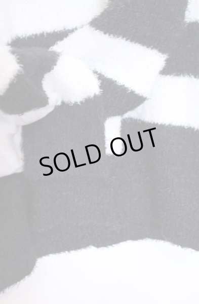 画像3: CavariA / アクリルボーダーニットソー 44 ホワイトｘブラック O-26-01-31-021-Ca-to-YM-OS (3)