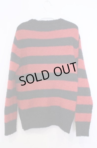 画像4: CavariA / アクリルボーダーニットソー 44 ブラックｘレッド O-26-01-31-022-Ca-to-YM-OS (4)