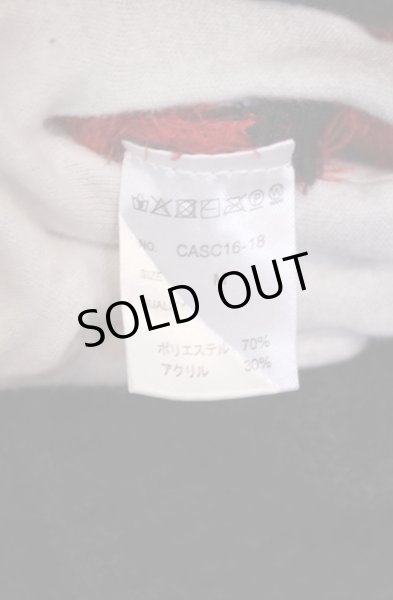 画像5: CavariA / アクリルボーダーニットソー 44 ブラックｘレッド O-26-01-31-022-Ca-to-YM-OS (5)