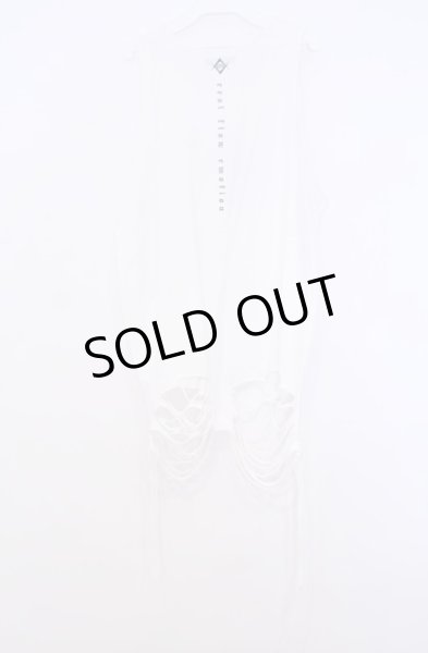 画像4: REFLEM / ダメージデザインタンクトップ F ホワイト O-26-01-31-023-RE-to-YM-OS (4)