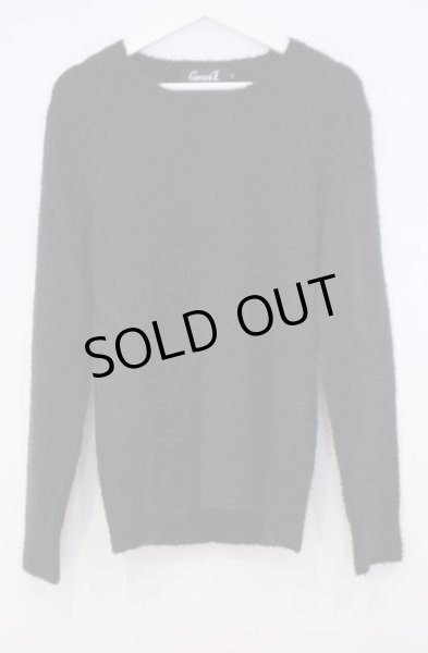 画像1: CavariA / クルーネックアクリルニットソー 44 ブラック O-26-01-31-025-Ca-to-YM-OS (1)