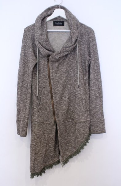 画像1: TORNADO MART / クロゼットフードフリンジロングパーカー M ブラウン O-26-01-31-028-TO-to-YM-OS (1)