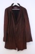 画像1: TORNADO MART / ウェーブパネルジャカードスタンドコート LL ダークブラウン O-26-01-31-029-TO-ou-YM-OS (1)