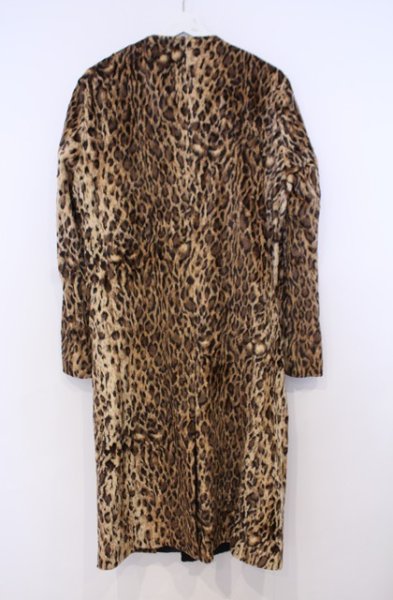 画像3: BENNU / ノーカラーライダースコート 46 レオパード O-26-01-31-030-BE-ou-YM-OS (3)