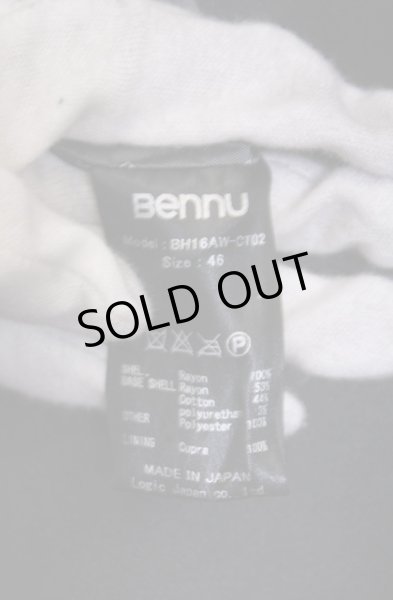 画像4: BENNU / ノーカラーライダースコート 46 レオパード O-26-01-31-030-BE-ou-YM-ZTM014 (4)