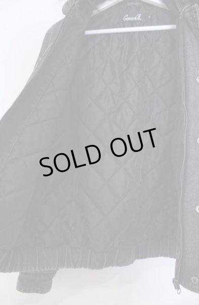 画像5: CavariA / ウォッシュドデニムフーデッドブルゾン 44 ブラック O-26-01-31-003-Ca-ou-YM-OS (5)