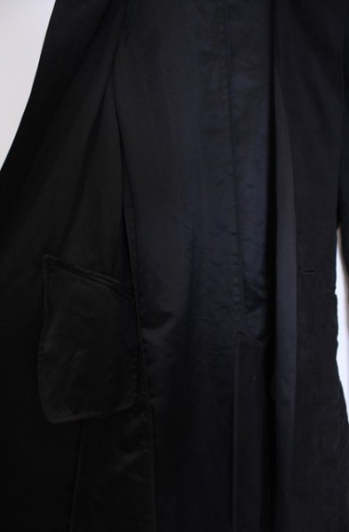画像6: NO ID. / Pスエードスタンドカラーチェスターシャツジャケット 3 ブラック O-26-01-31-031-NO-sh-YM-OS (6)