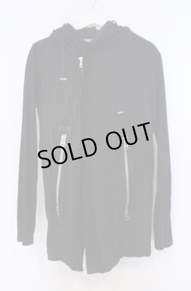 画像1: CIVARIZE / Roarコーティング加工ロングパーカー 46 ブラック O-26-01-31-033-CI-ja-YM-OS (1)