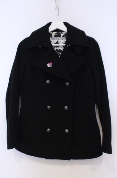 画像1: FranCisT_MOR.K.S. / フルスワロハイビスカルPコート 0（レディース） ブラック O-26-01-31-034-Fr-ou-YM-OS (1)