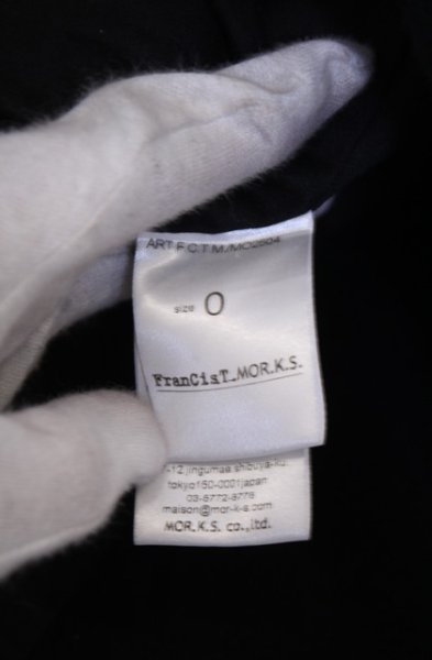 画像4: FranCisT_MOR.K.S. / フルスワロハイビスカルPコート 0（レディース） ブラック O-26-01-31-034-Fr-ou-YM-OS (4)