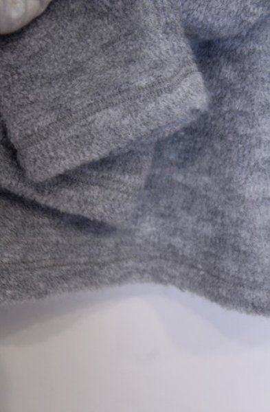 画像3: NO ID. / ビキューレパイルV/Nプルオーバー 2 グレー O-26-01-31-035-NO-to-YM-OS (3)