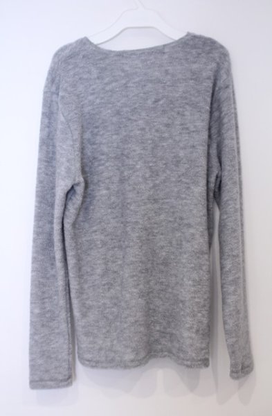 画像4: NO ID. / ビキューレパイルV/Nプルオーバー 2 グレー O-26-01-31-035-NO-to-YM-OS (4)