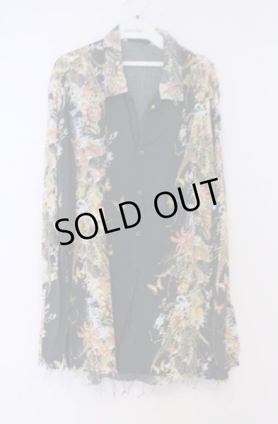 画像1: KMRii / BOTANICAL MAGNOLIA　シャツ 1 グリーン系 O-26-01-31-036-KM-sh-YM-OS (1)