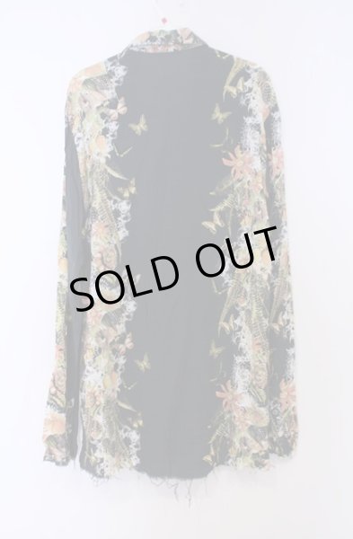 画像3: KMRii / BOTANICAL MAGNOLIA　シャツ 1 グリーン系 O-26-01-31-036-KM-sh-YM-OS (3)